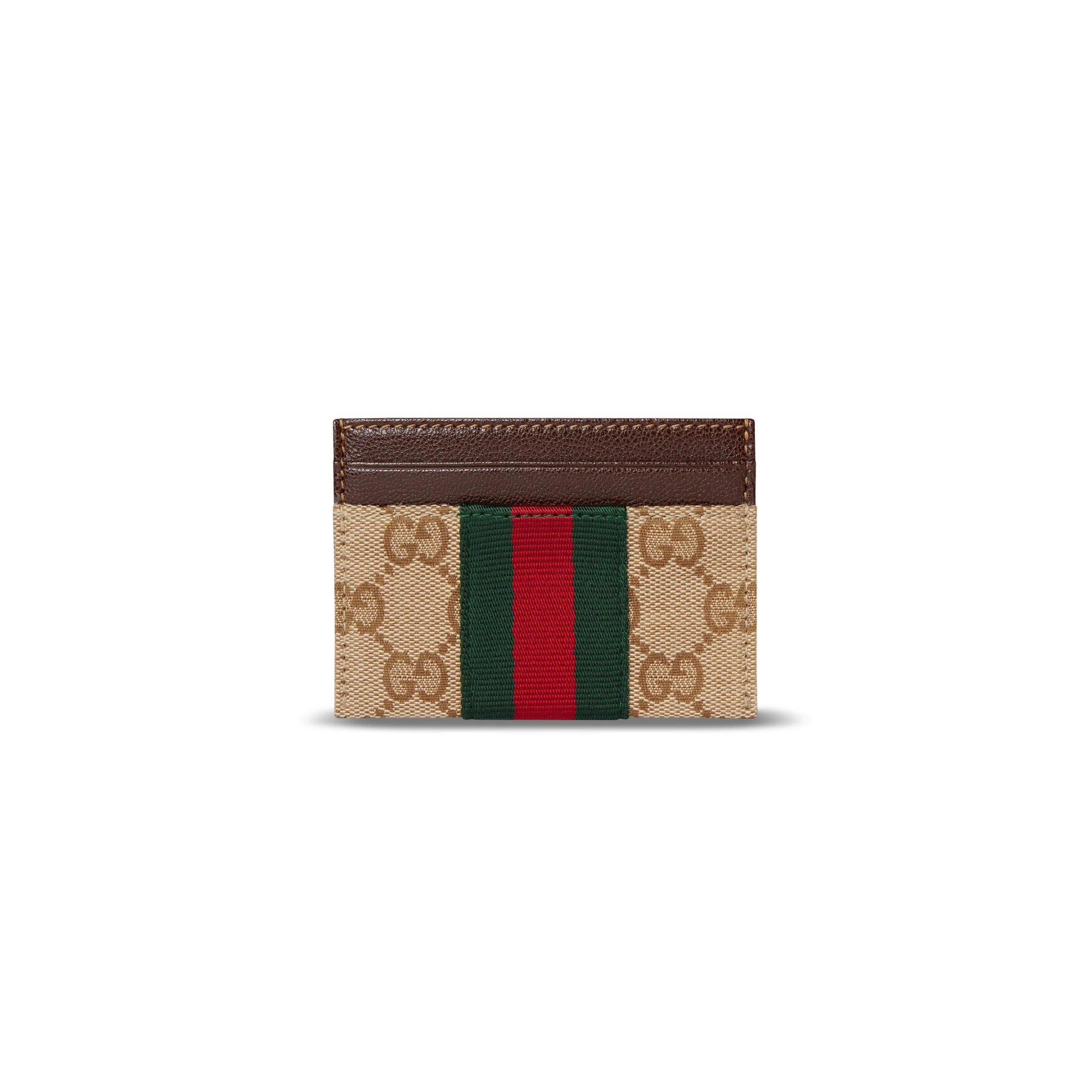 GUCCI GG CARD CASE WITH WEB 867384 (10*7cm)